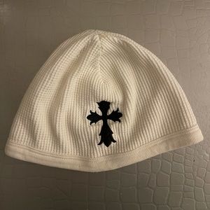 CHROME HEART BEANIE - WHITE HAT EMBROIDERED LOGO 💥💥